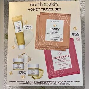 Earth to Skin honey travel set